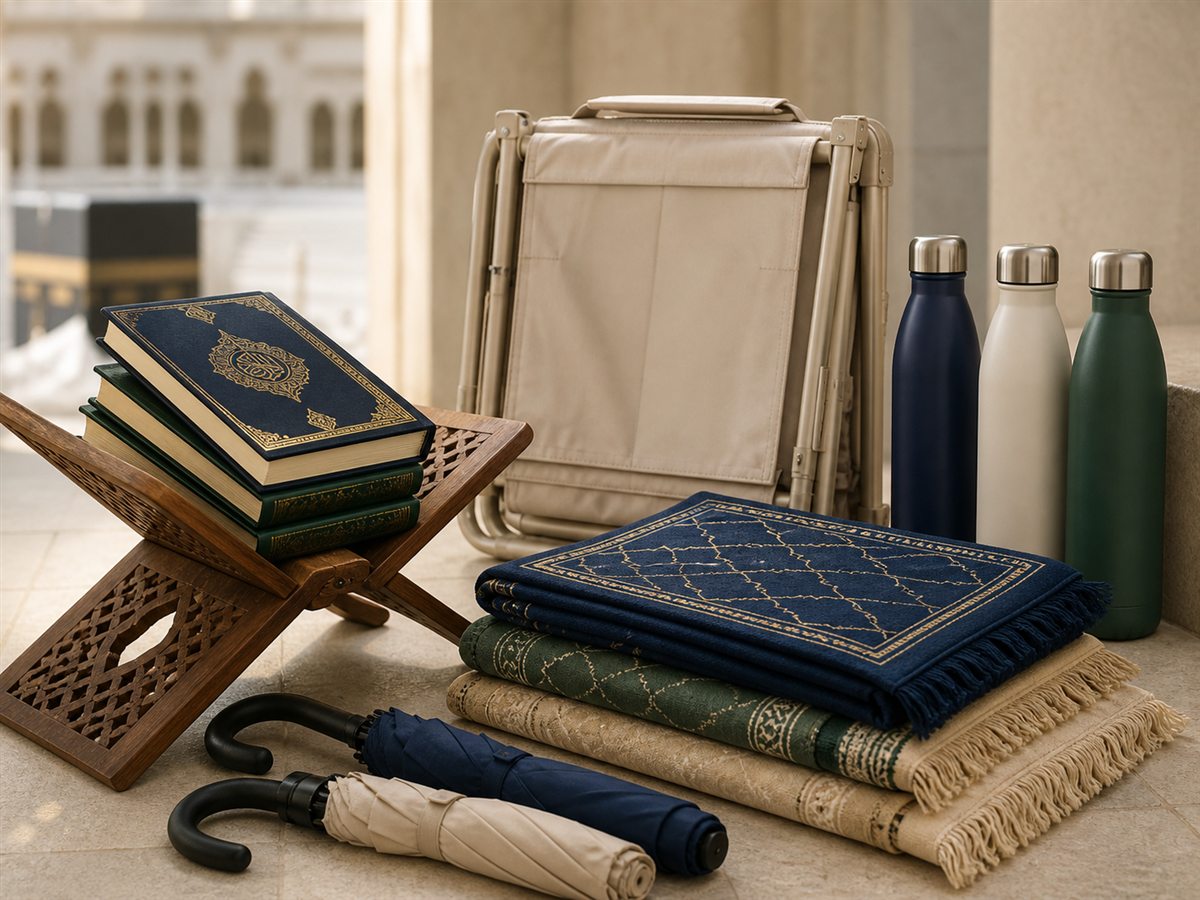 Qurans and mobility support for pilgrims