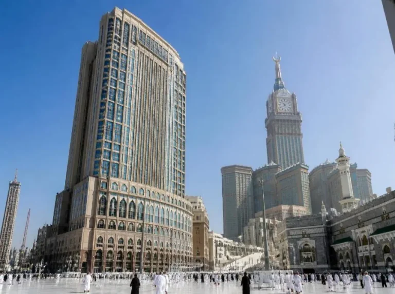 Hotel towers next to Masjid al-Haram, Makkah